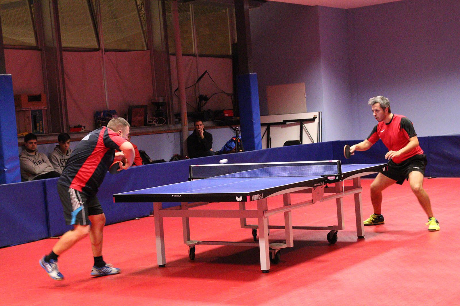 Tennis taula: UE Sant Cugat-Club Palma TT. Foto: Lali Álvarez