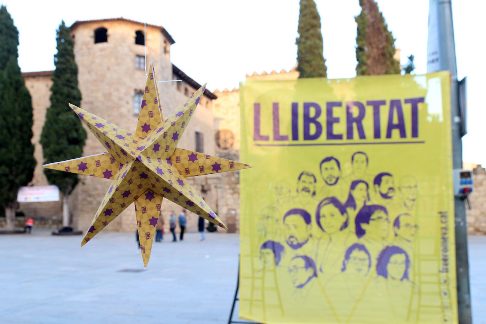 Acte en suport a Romeva i als presos polítics a Sant Cugat. Foto: Lali Álvarez
