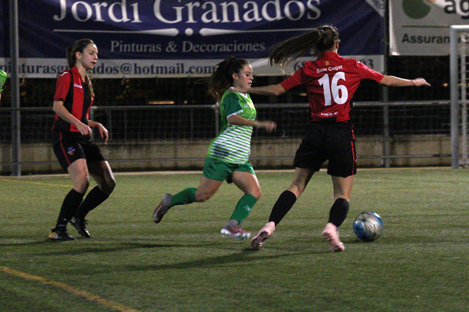 Lliga de futbol femení: Sant Cugat FC-Cerdanyola del Vallès CF. Foto: Lali Álvarez