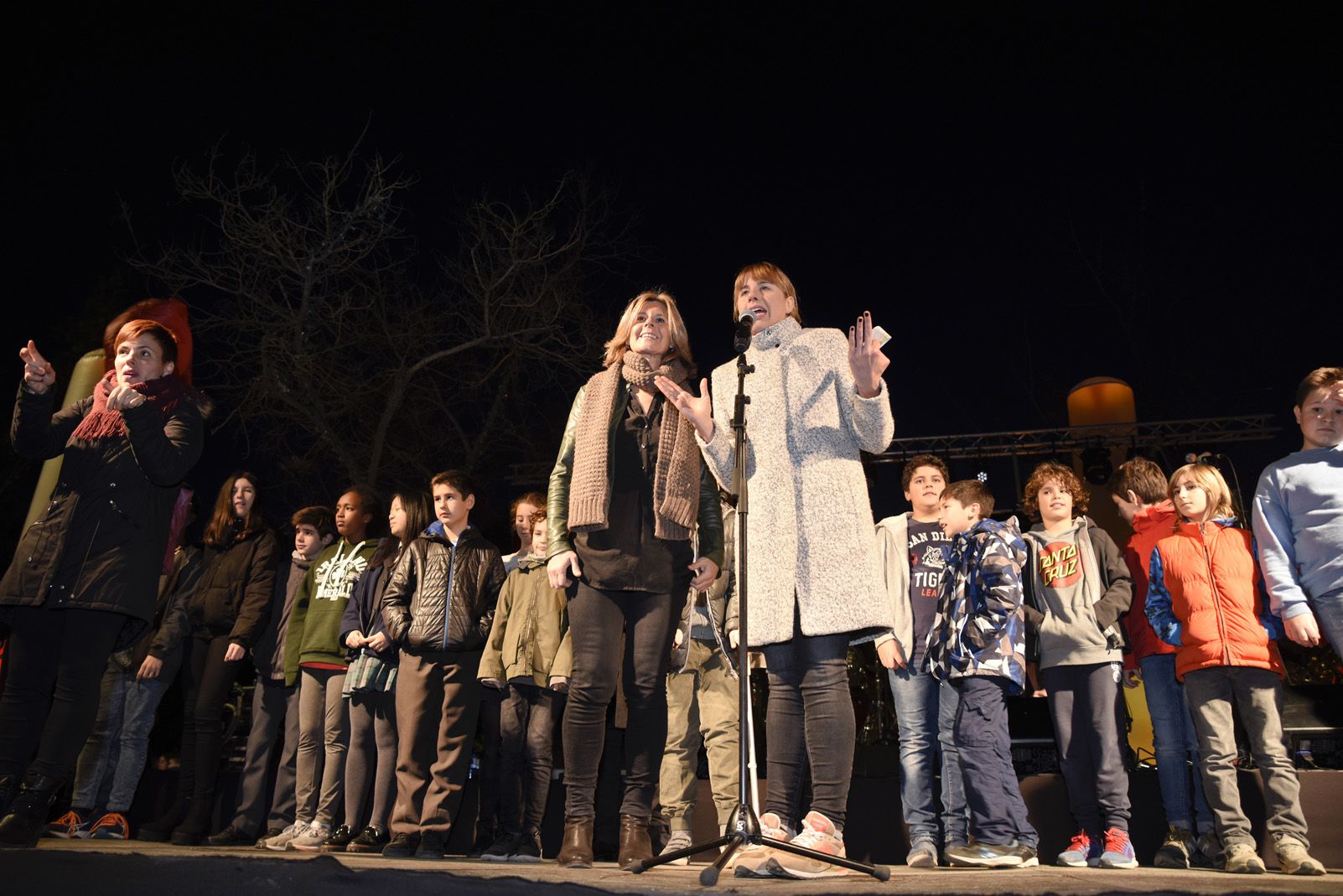 Encesa de llums de Nadal. Foto: Bernat Millet.