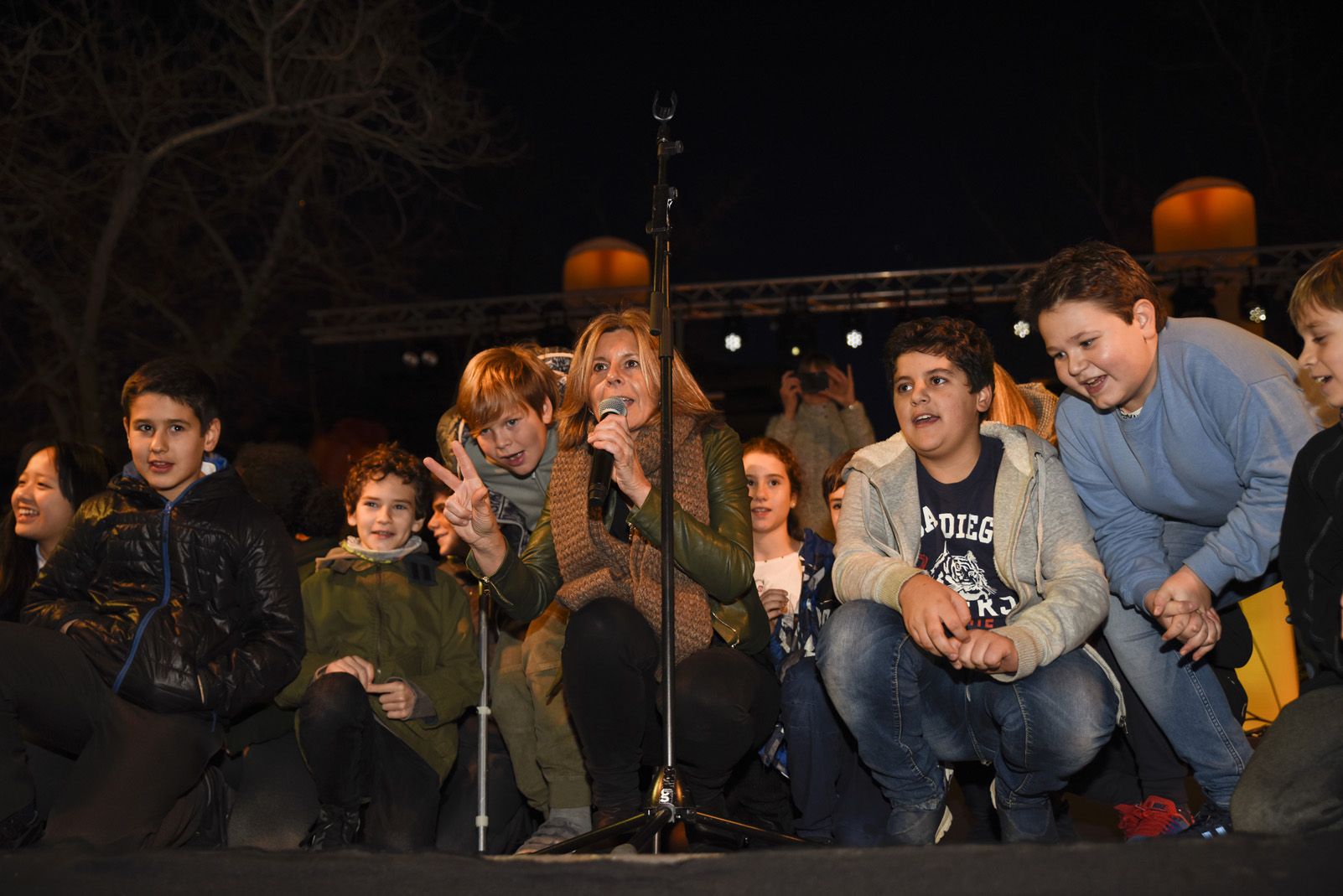 Encesa de llums de Nadal. Foto: Bernat Millet.