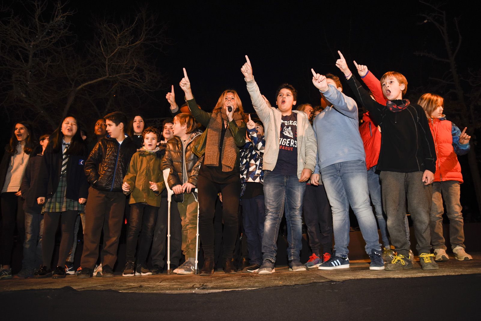 Encesa de llums de Nadal. Foto: Bernat Millet.