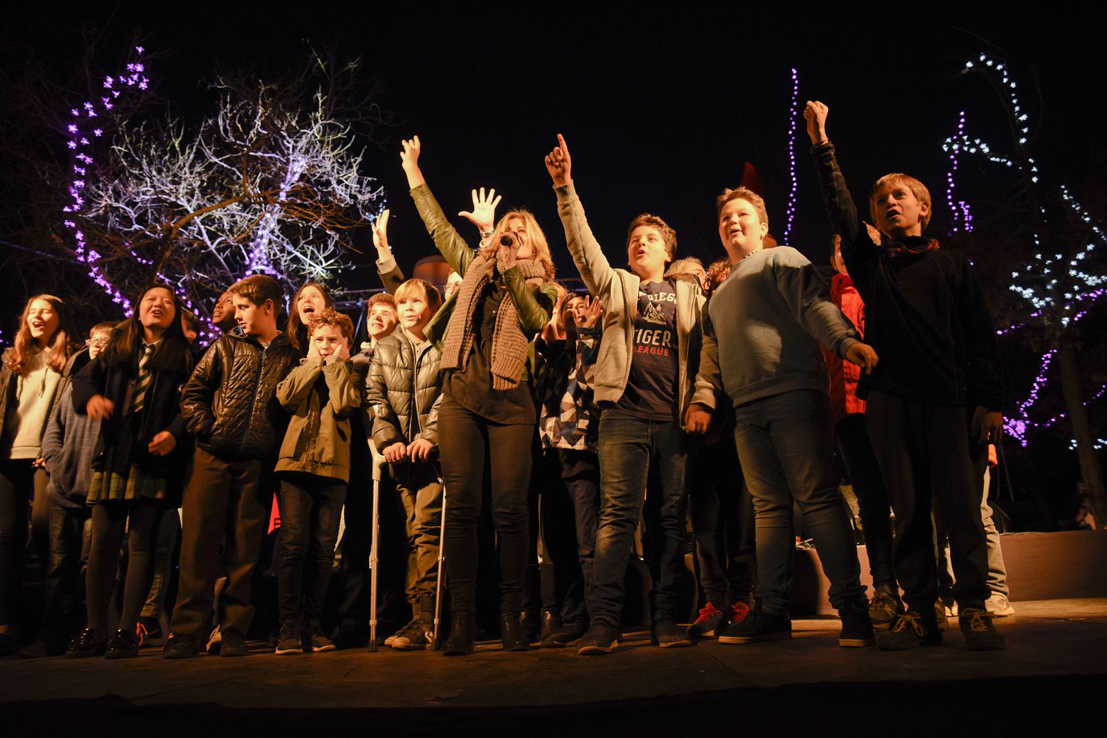 Encesa de llums de Nadal. Foto: Bernat Millet.