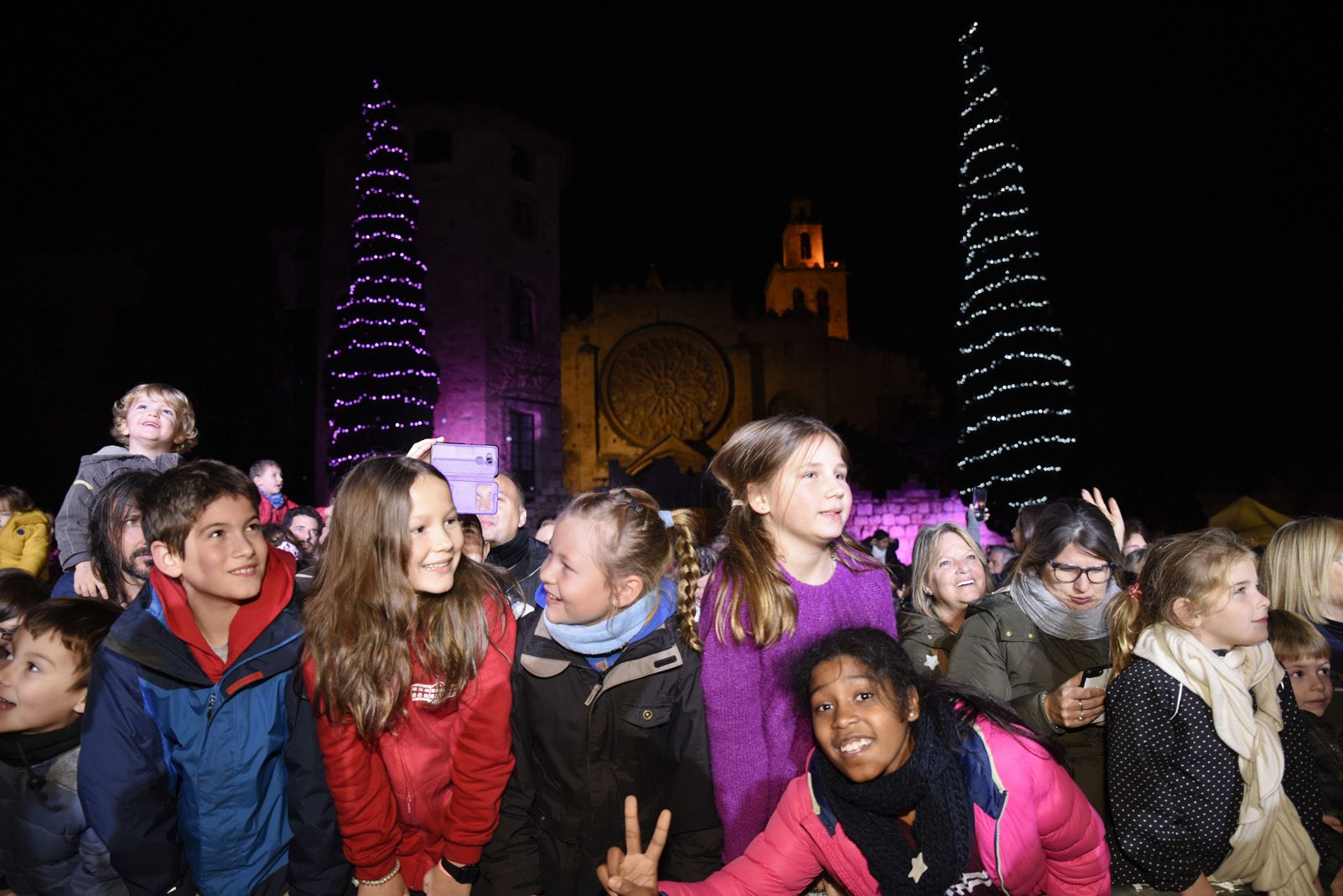 Encesa de llums de Nadal. Foto: Bernat Millet.