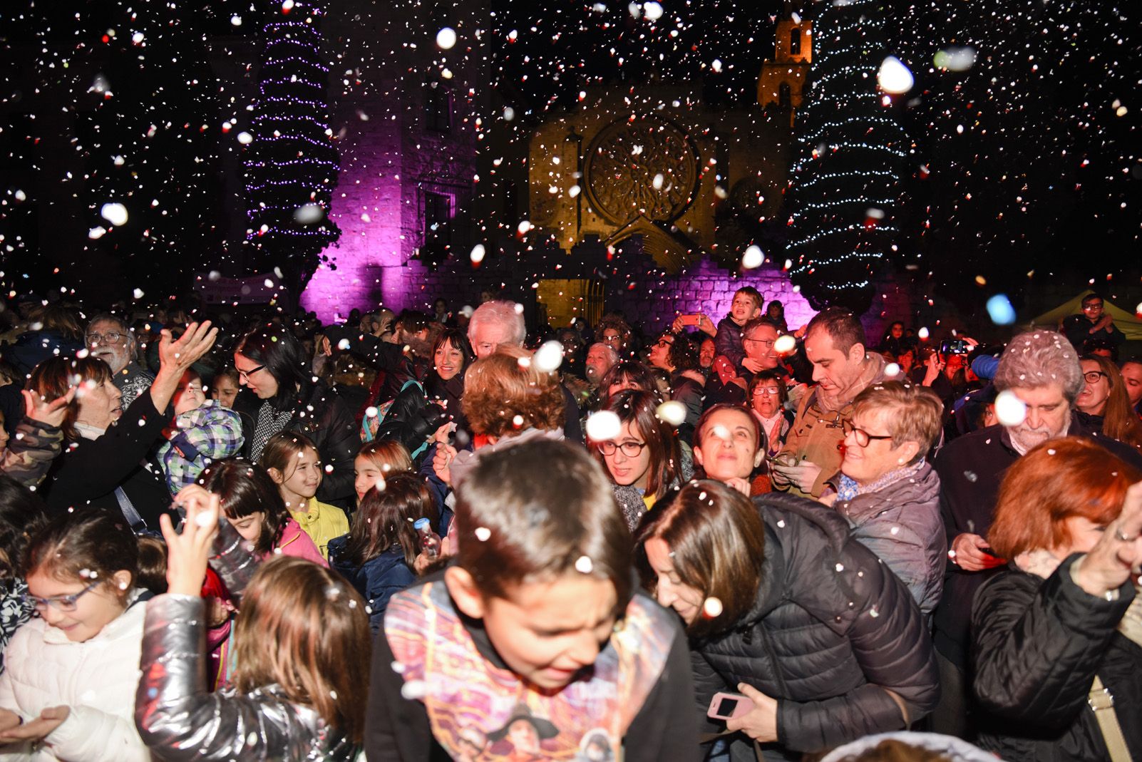 Encesa de llums de Nadal. Foto: Bernat Millet.