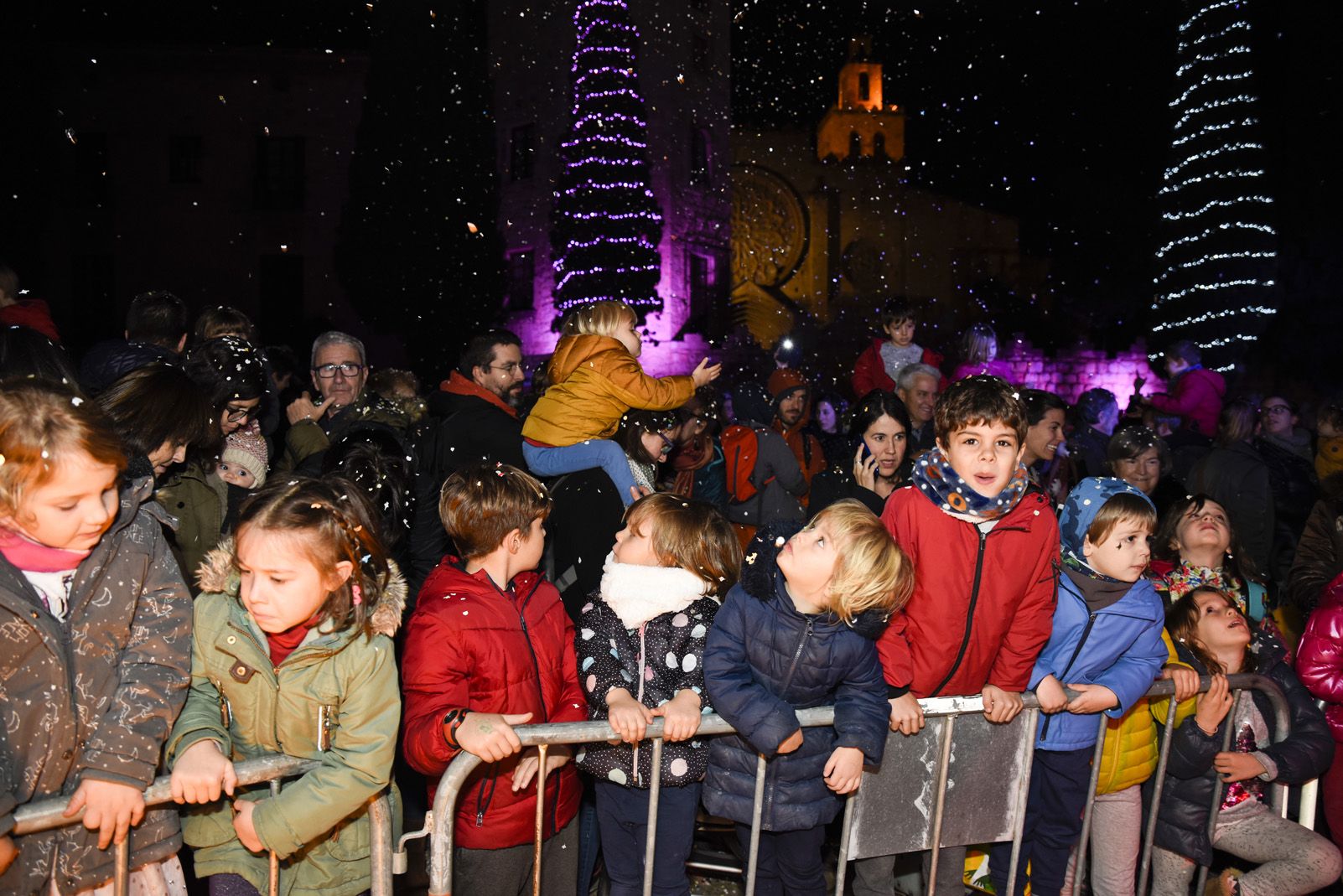 Encesa de llums de Nadal. Foto: Bernat Millet.