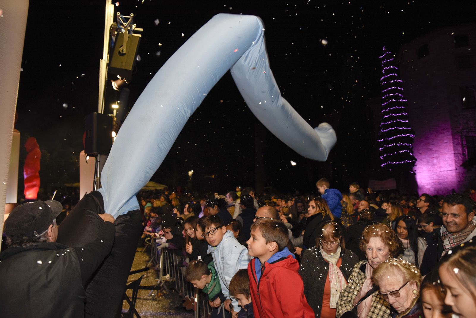 Encesa de llums de Nadal. Foto: Bernat Millet.