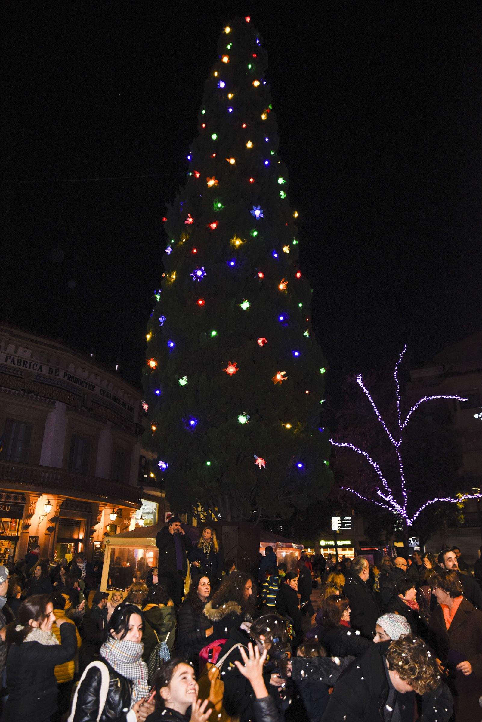 Encesa de llums de Nadal. Foto: Bernat Millet.