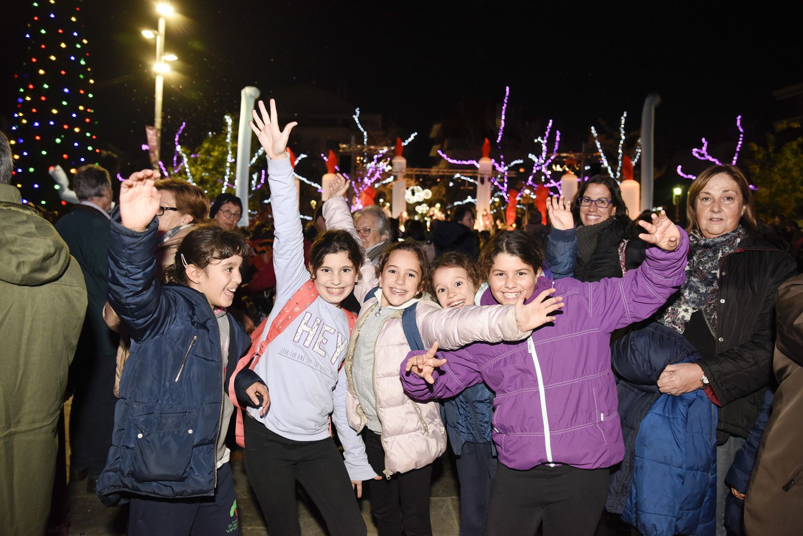 Encesa de llums de Nadal. Foto: Bernat Millet.