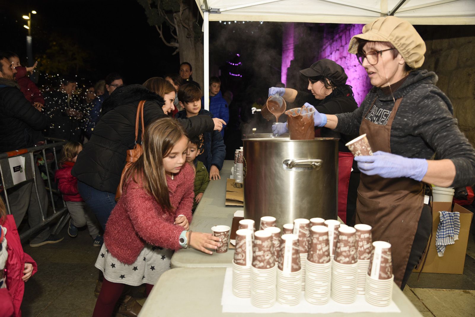 Encesa de llums de Nadal. Foto: Bernat Millet.
