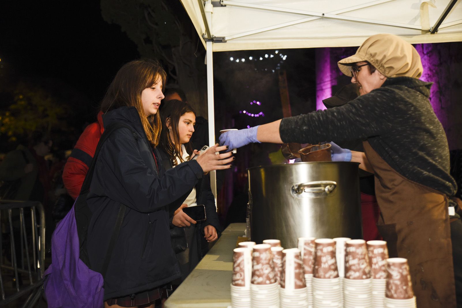 Encesa de llums de Nadal. Foto: Bernat Millet.
