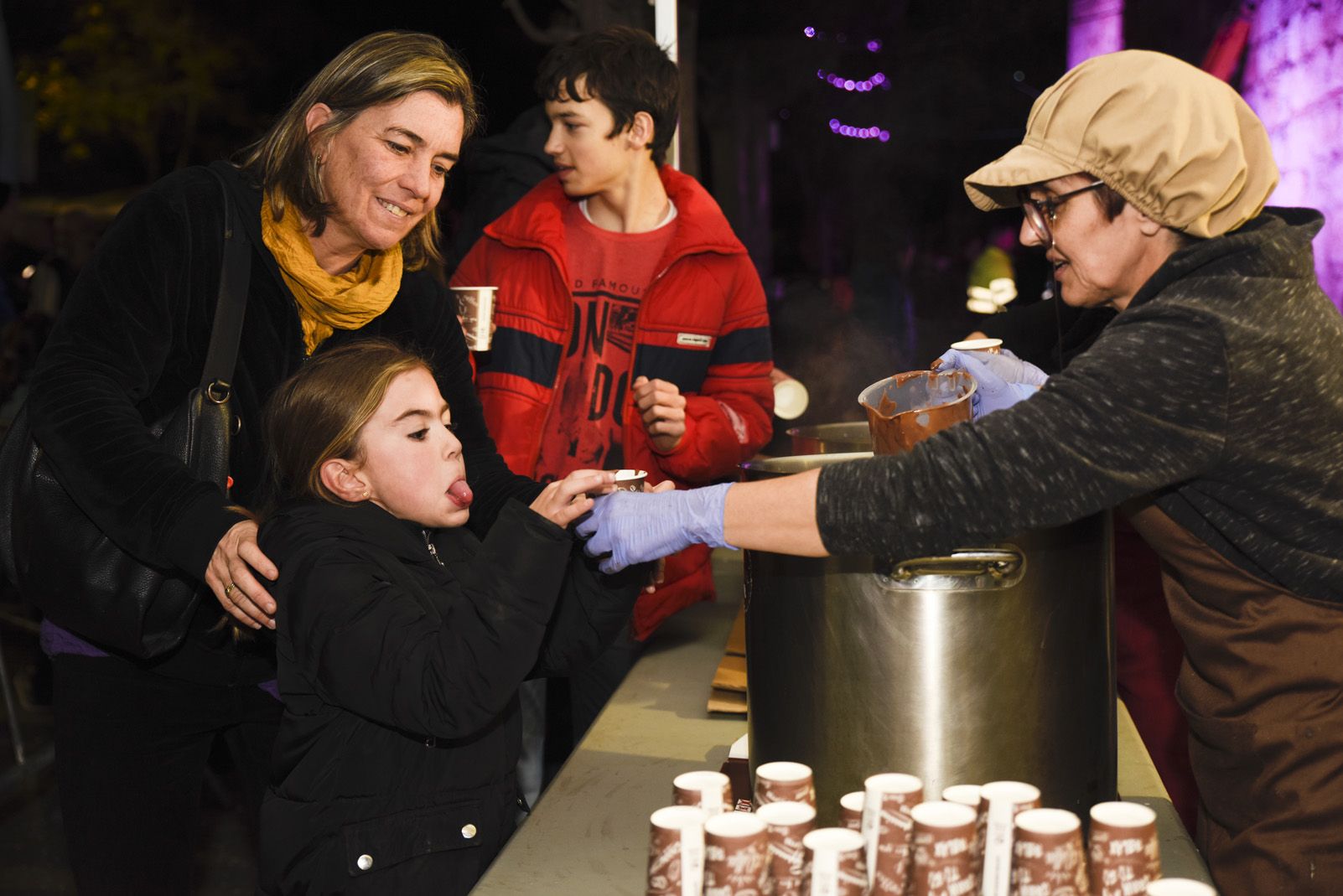Encesa de llums de Nadal. Foto: Bernat Millet.