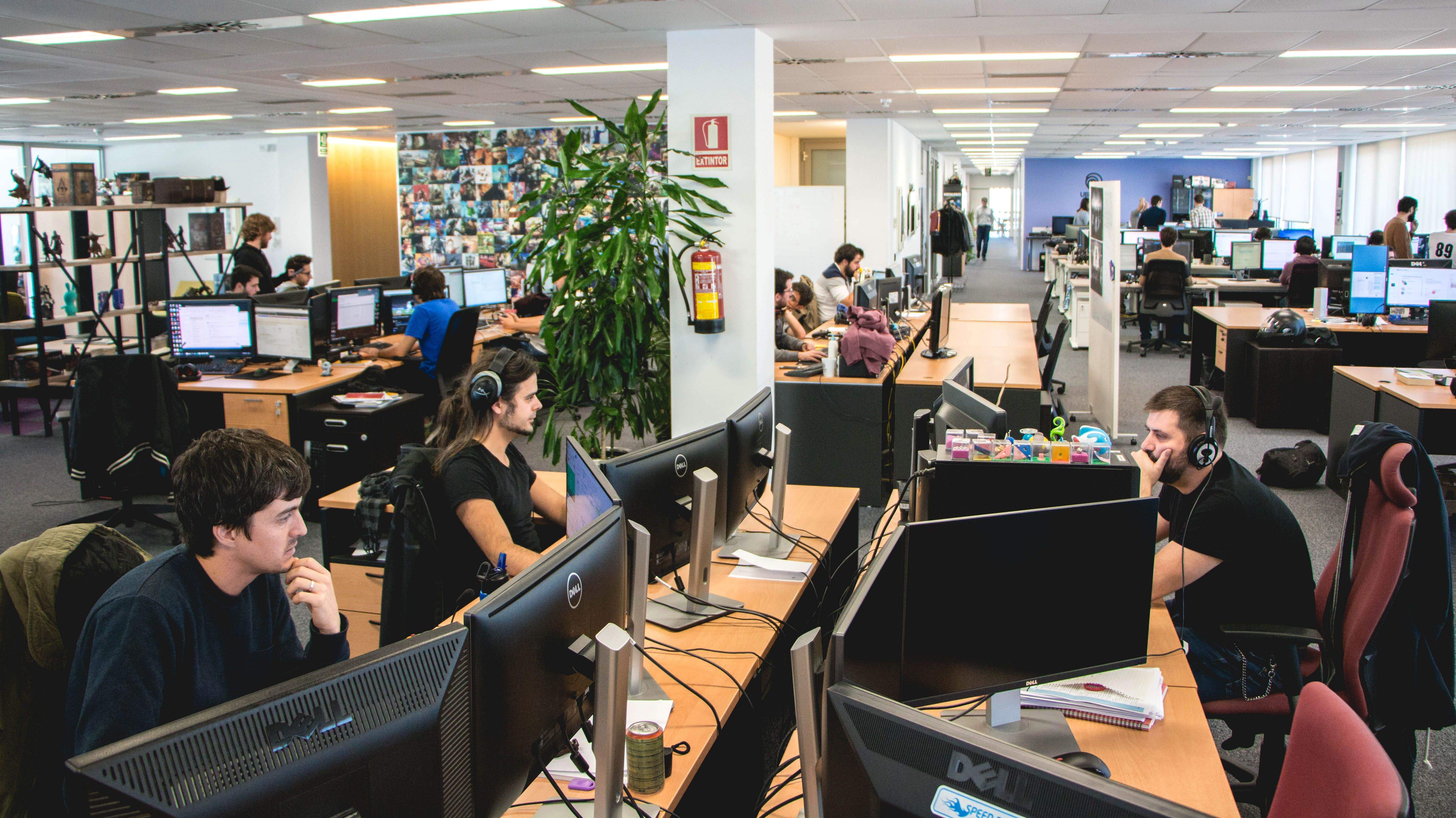 Estudi de producció d'Ubisoft a Sant Cugat FOTO: Cedida