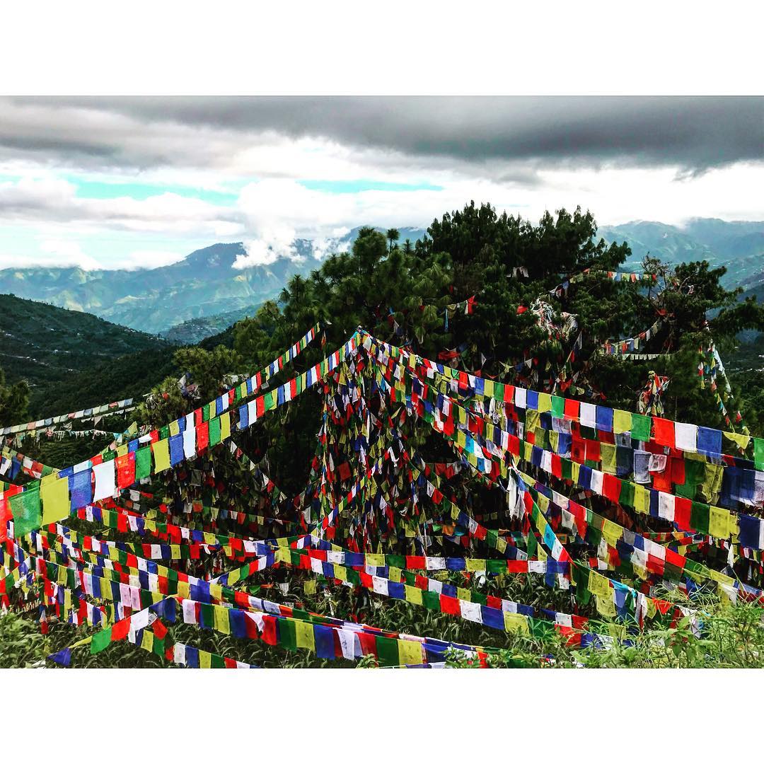 @laiacaste  "Records de Namo Buddha Monastery, on cada una de nosaltres va penjar les seves oracions al vent!"