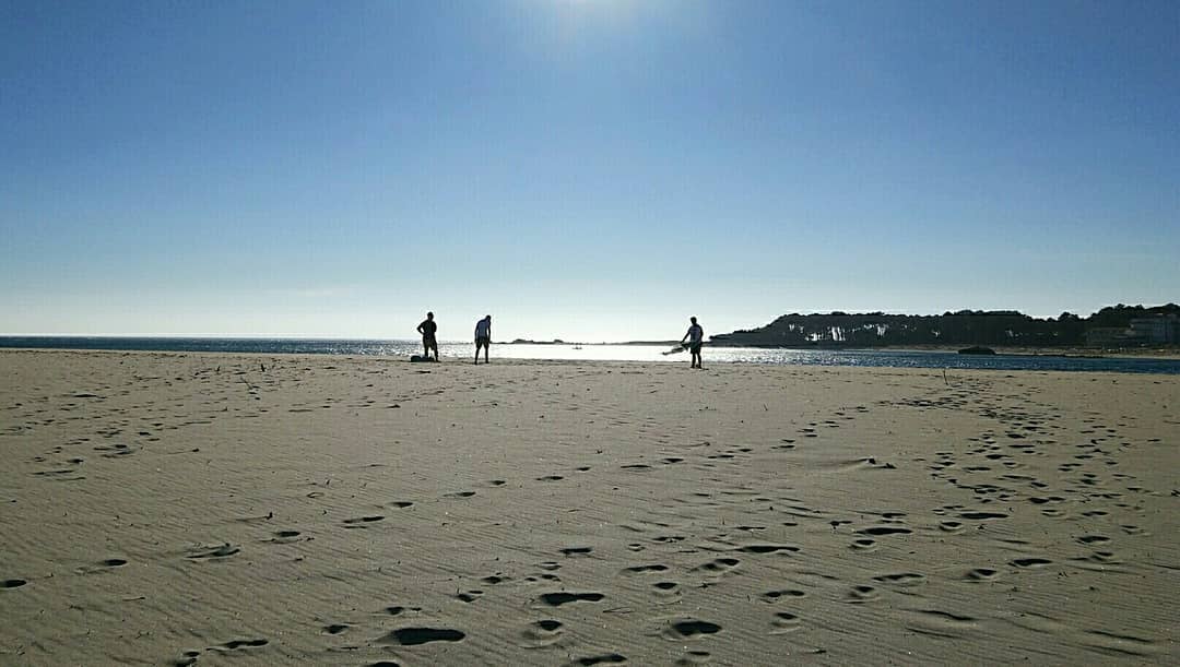 @lola.fisac  "Desembocadura del Miño (Caminha, Portugal)"