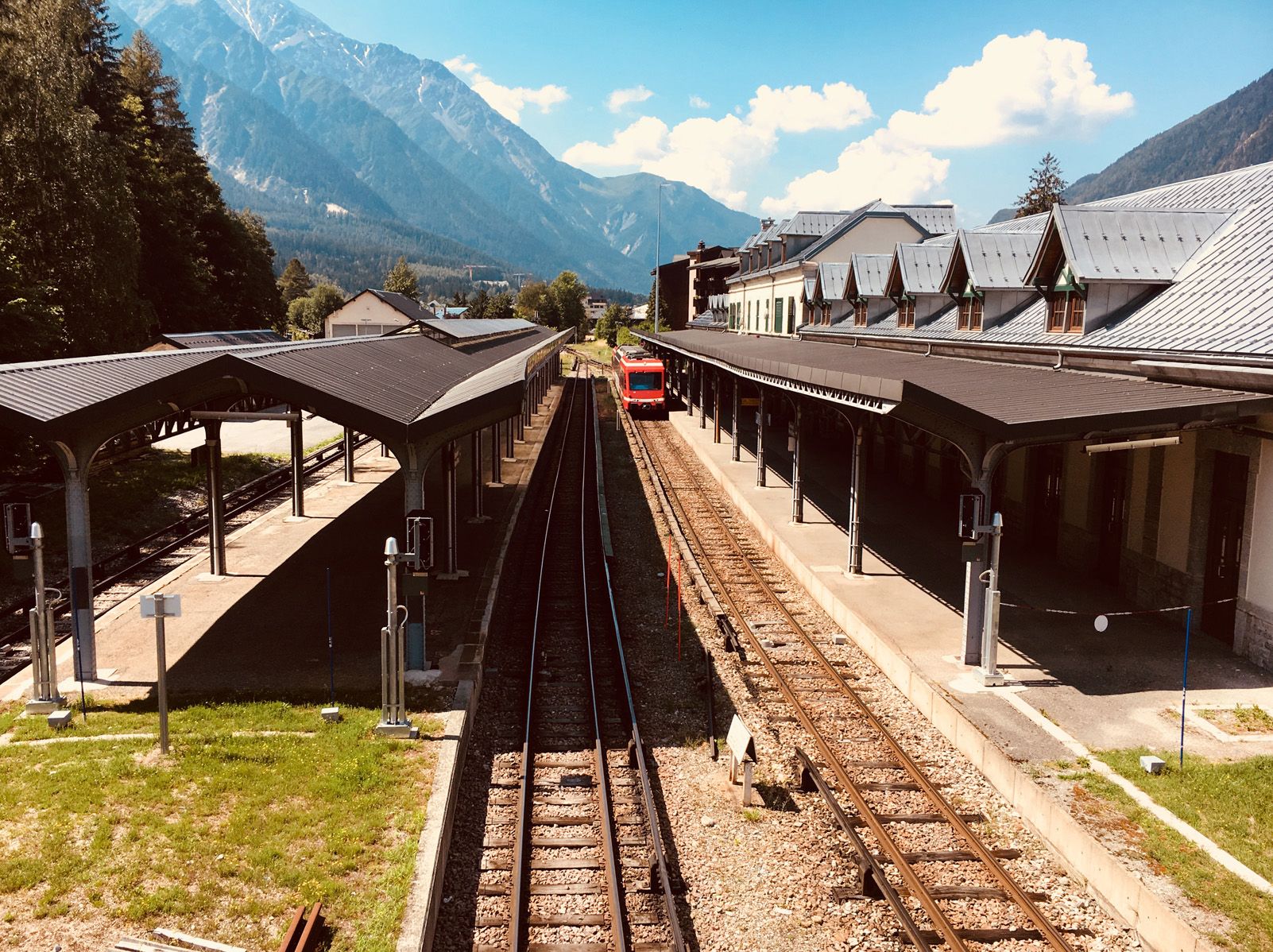 Albert Planas "Estació de tren de Chamonix"