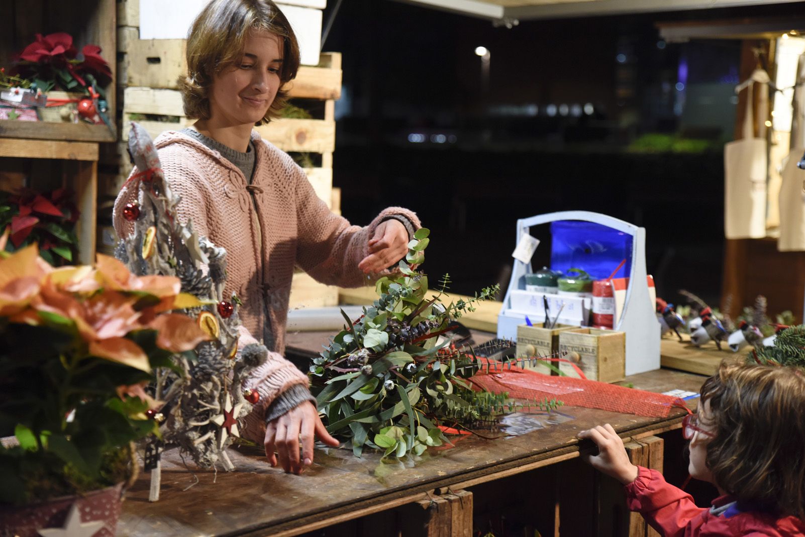 La fira de Nadal. Foto: Bernat Millet.