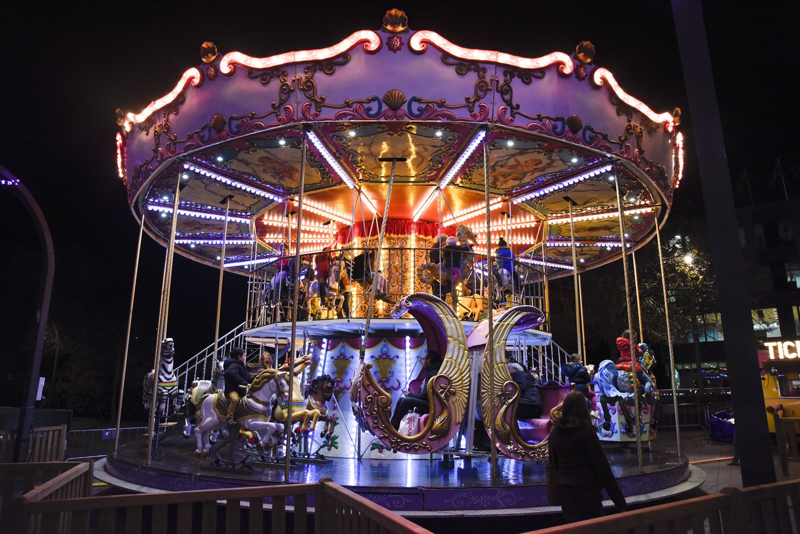 El carrusel de nadal. Foto: Bernat Millet.
