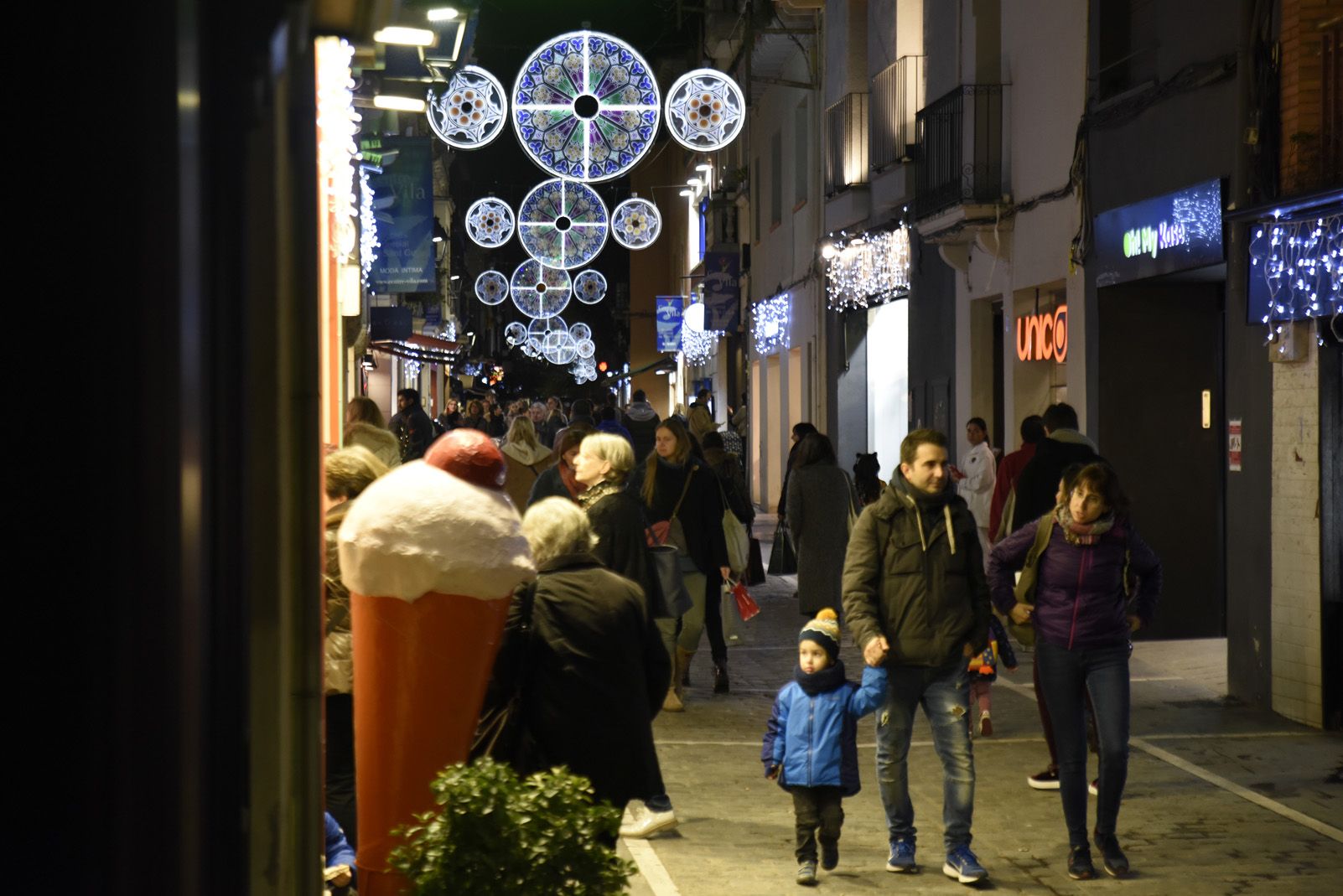 Llums de Nadal. Foto: Bernat Millet.