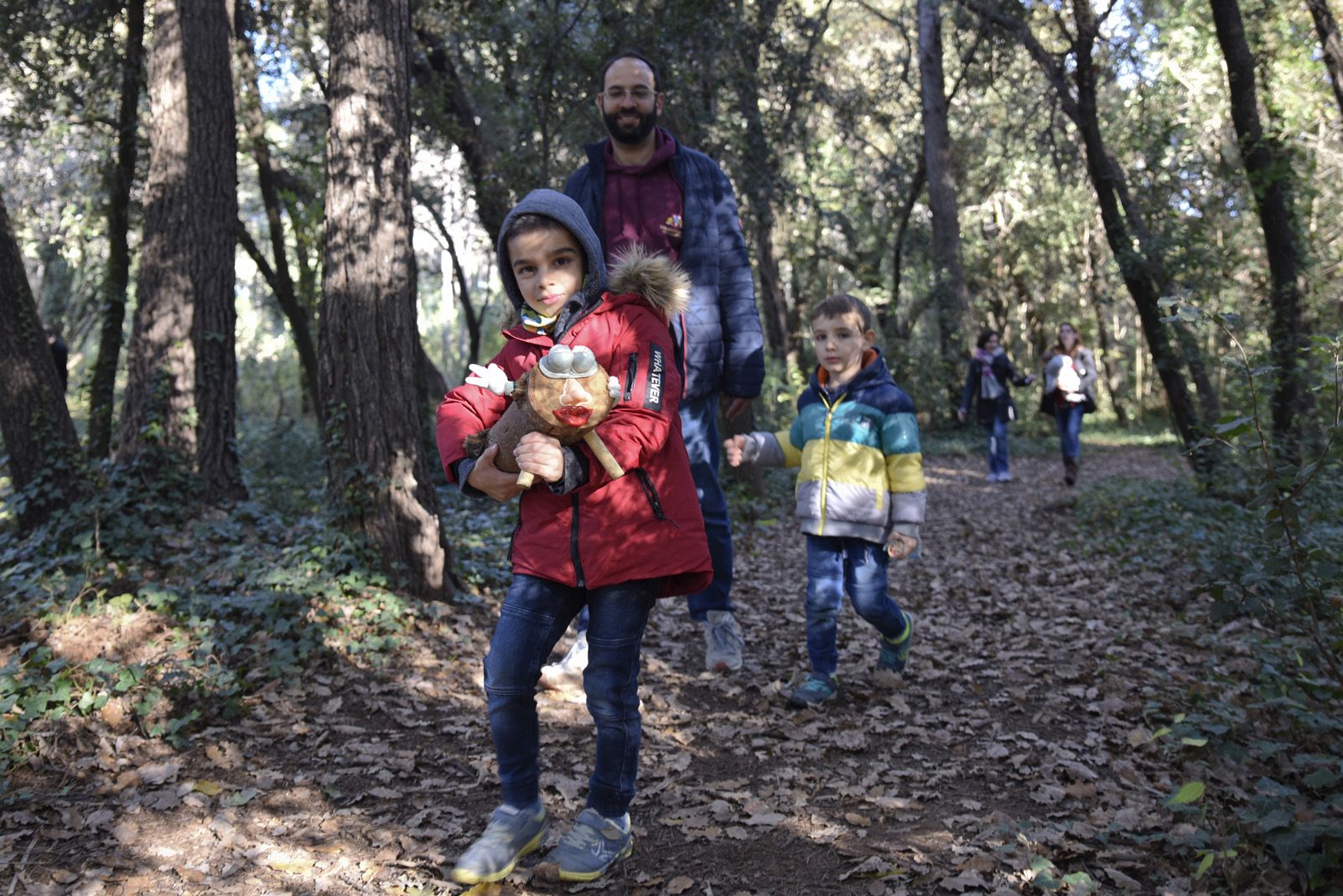 Cacera de tions al bosc de Volpelleres. Foto: Bernat Millet.