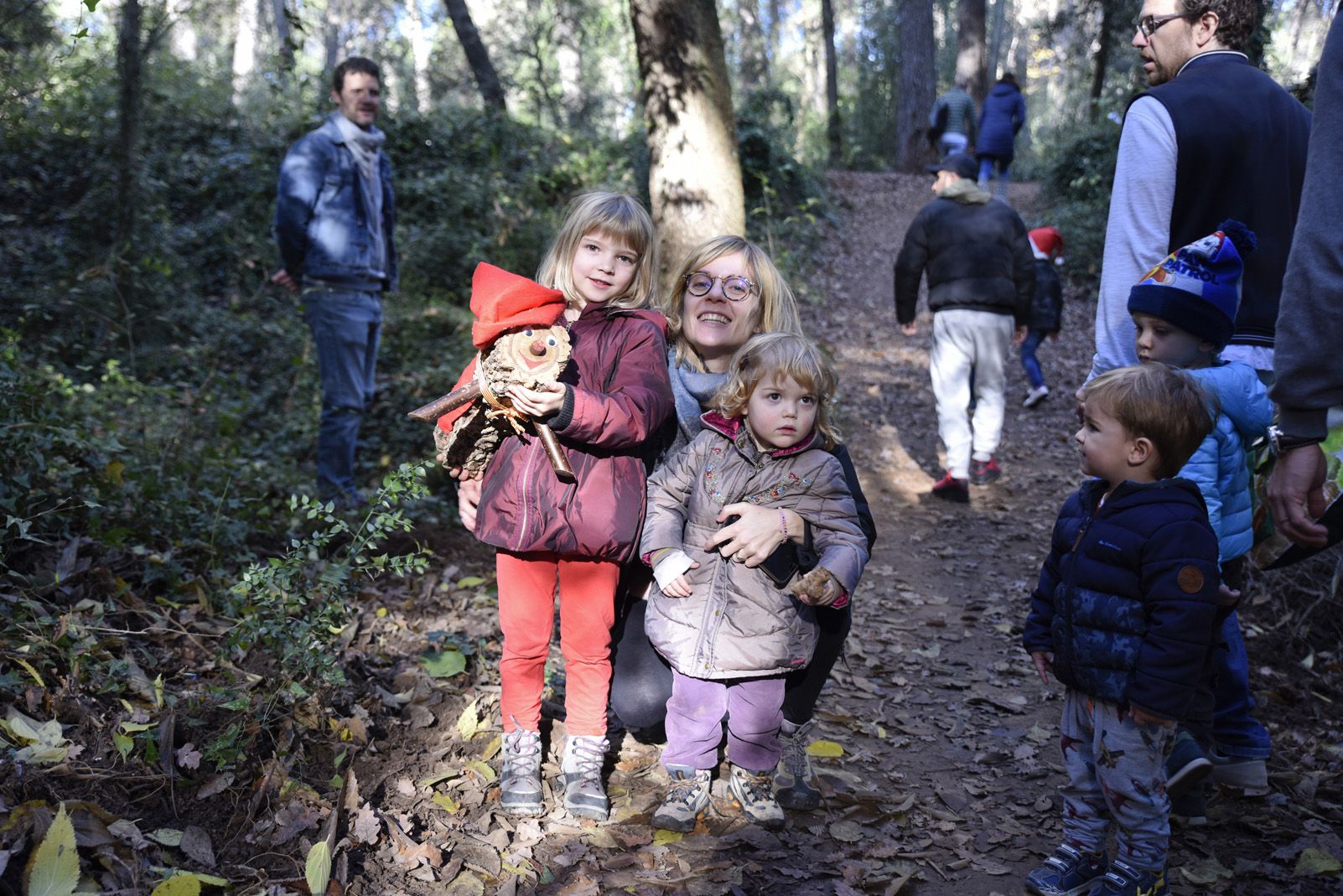 Cacera de tions al bosc de Volpelleres. Foto: Bernat Millet.