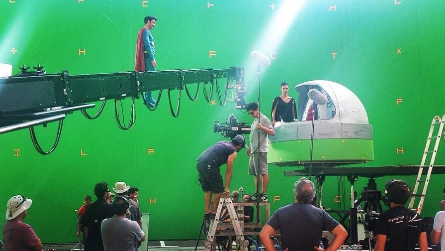 Imatge del rodatge de 'Superlópez'. FOTO: In Extremis Film Services
