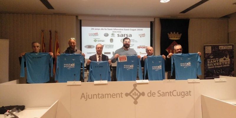 Presentació de la 20a Sant Silvestre Barcelonesa - Sant Cugat. FOTO: Ferran Mitjà