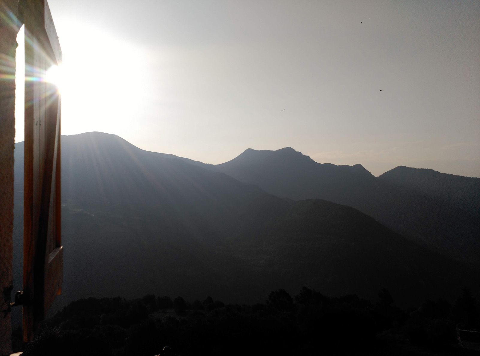 Oscar Guirado "Sortida del sol al Taga"