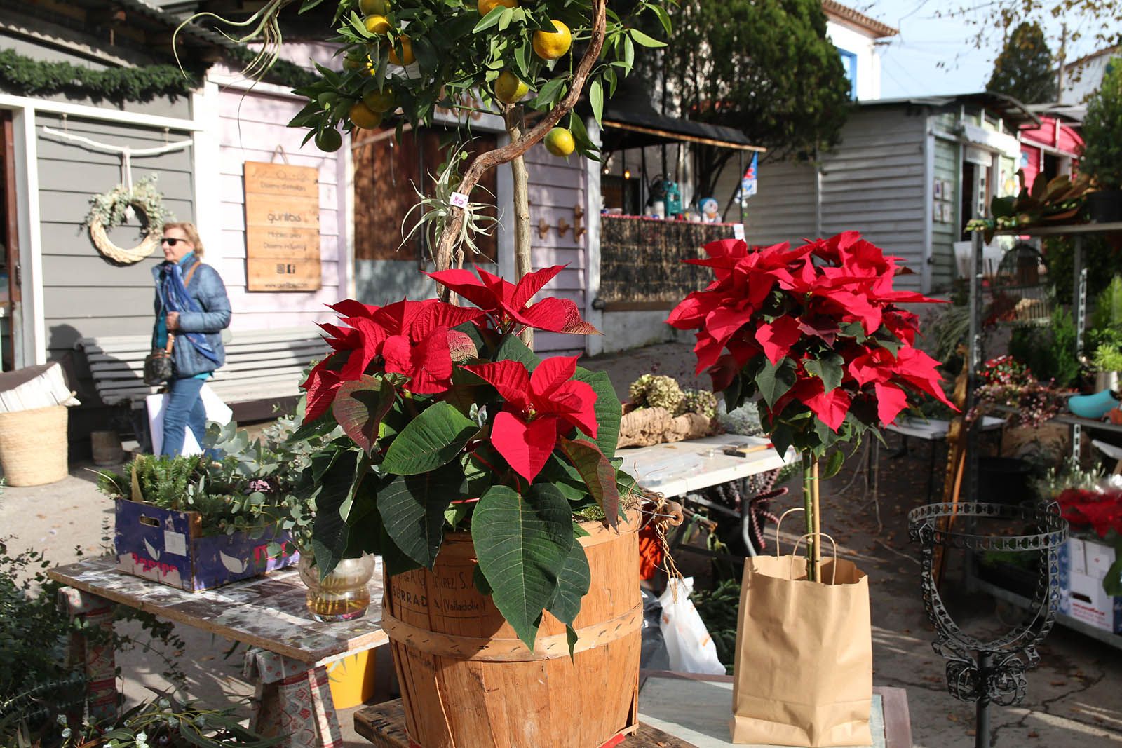 Un mercat de Nadal d'anys anteriors. FOTO: Lali Álvarez