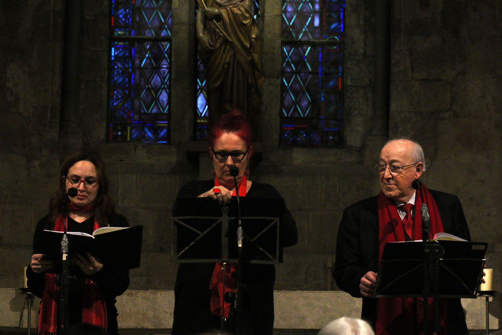 "Nadal a casa" a l'esglèsia del Monestir. Foto: Lali Álvarez