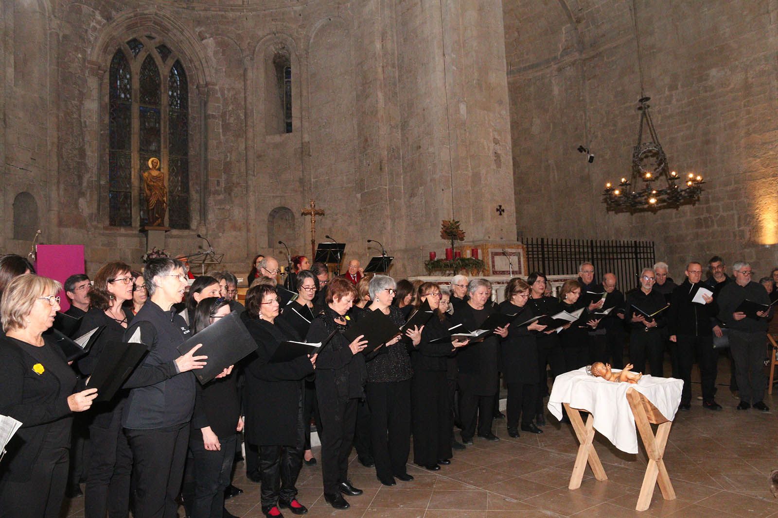 "Nadal a casa" a l'esglèsia del Monestir. Foto: Lali Álvarez