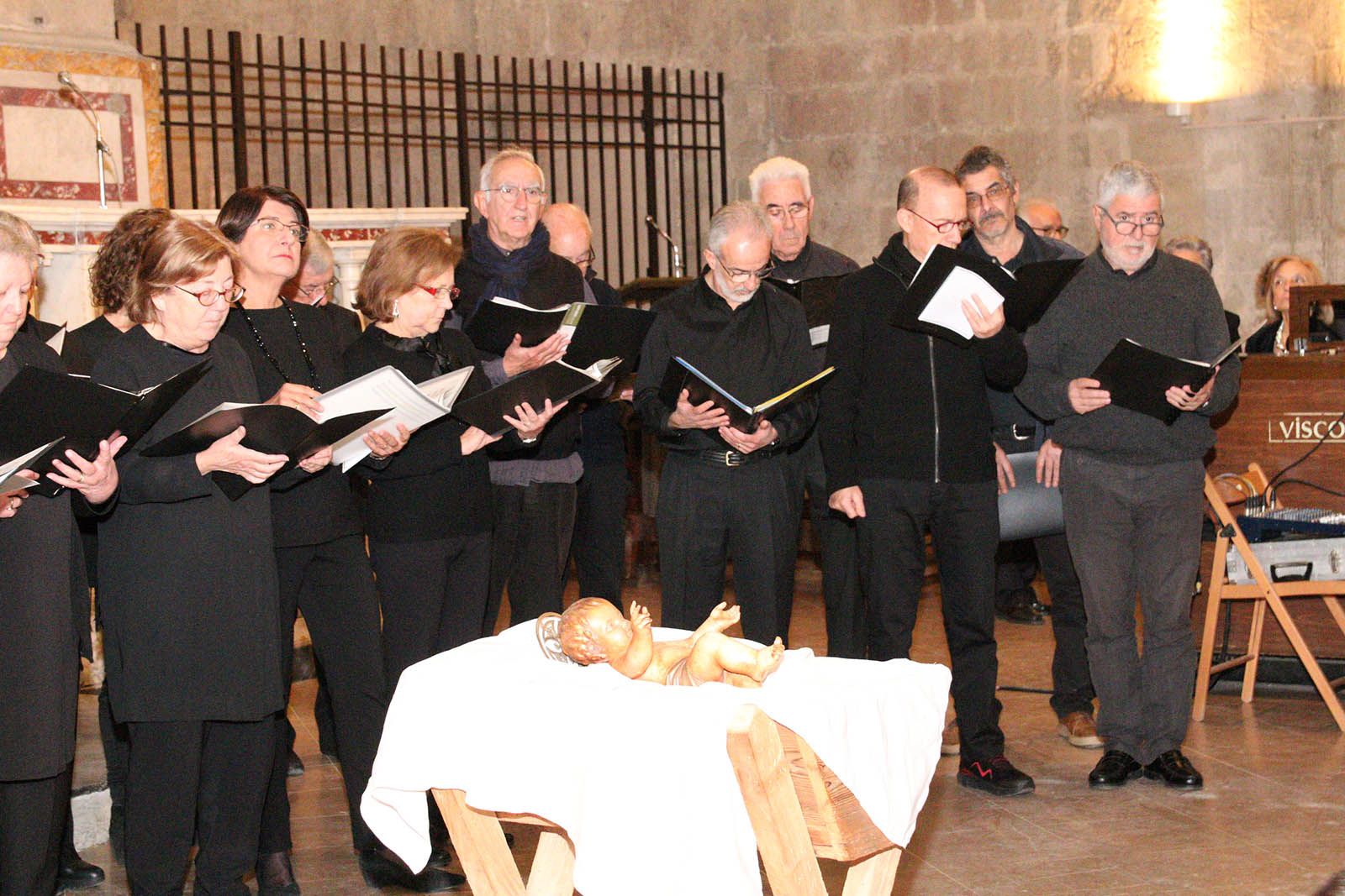 "Nadal a casa" a l'esglèsia del Monestir. Foto: Lali Álvarez