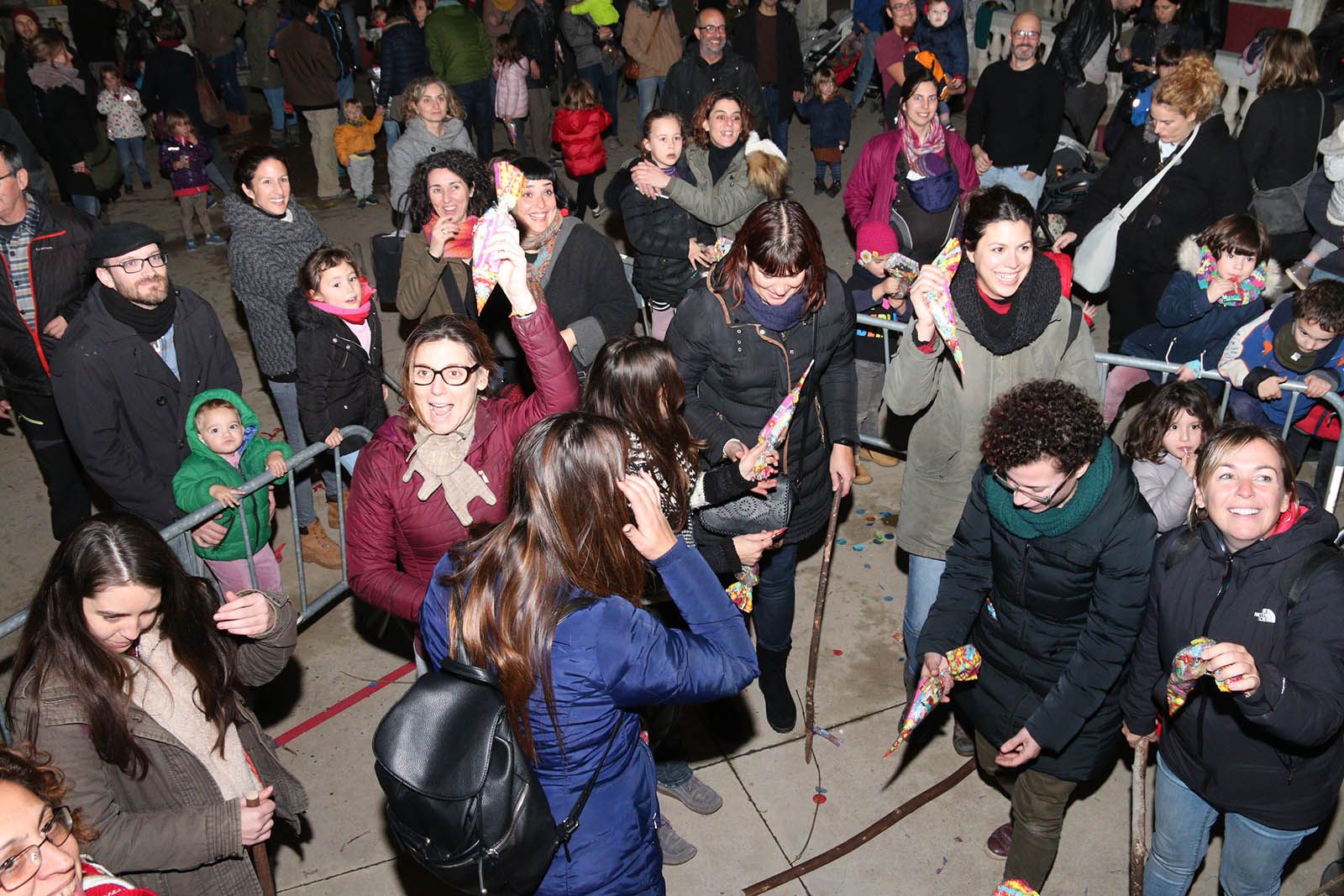 El Caga Tió a La Floresta. Foto: Lali Álvarez