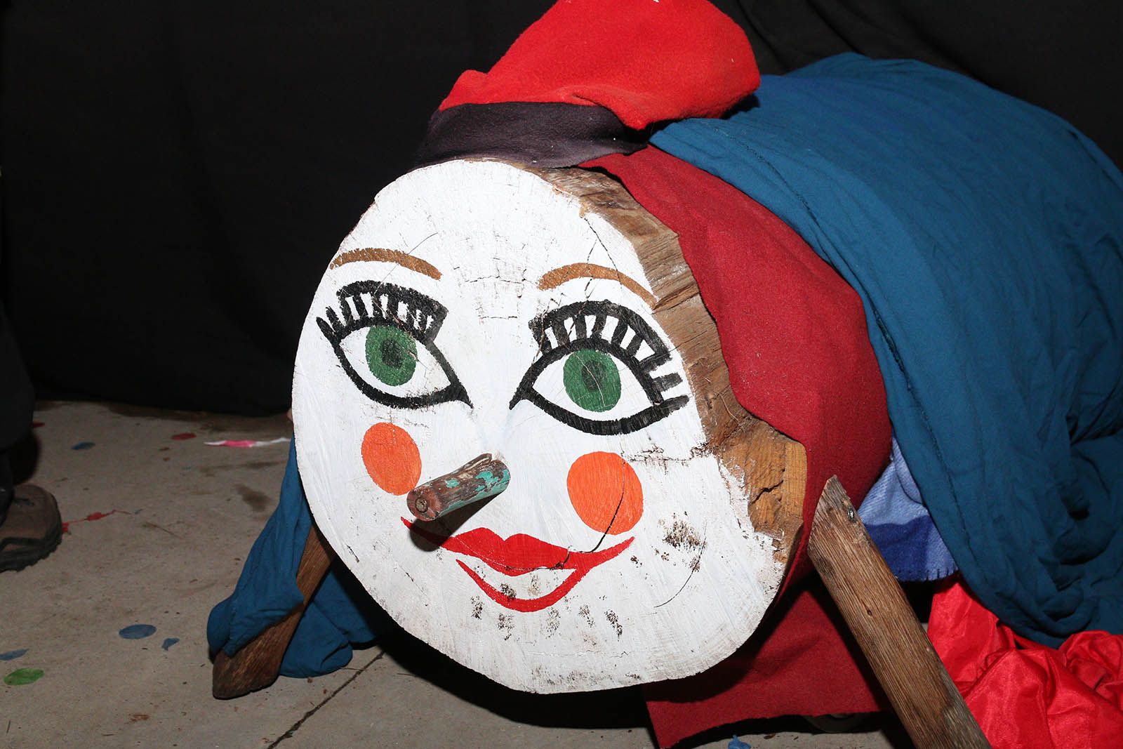 El Caga Tió a La Floresta. Foto: Lali Álvarez