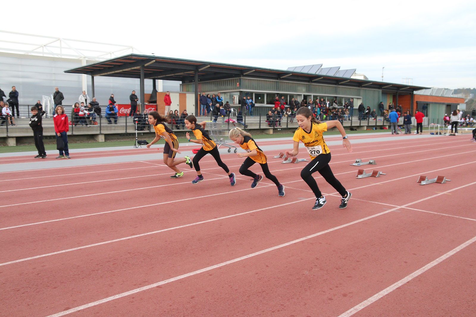 Triangular Atlètic del Vallès a la ZEM La Guinardera. Foto: Lali Álvarez