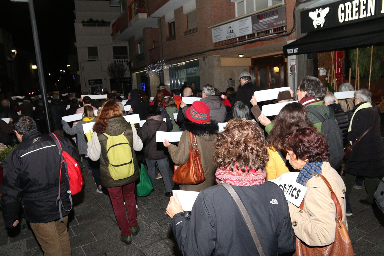 Manifestació pels Presos polítics. Foto: Lali Álvarez