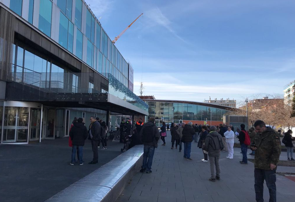 evacuacio treballadors ajuntament sant cugat