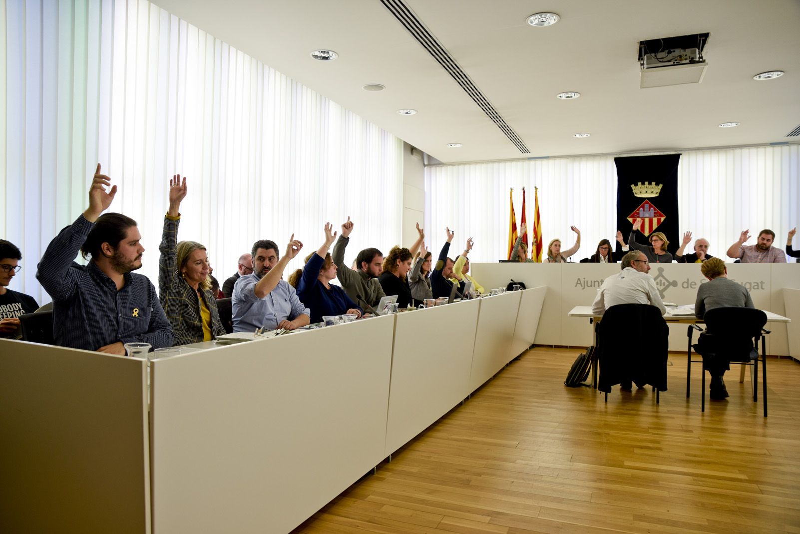 Ple municipal del mes de desembre. FOTO: Bernat Millet