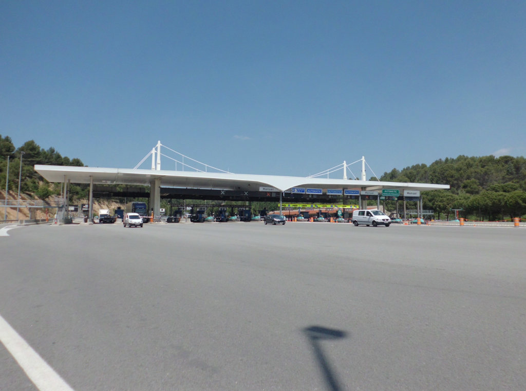 Peatge de la C-16 a les Fonts FOTO: Arxiu