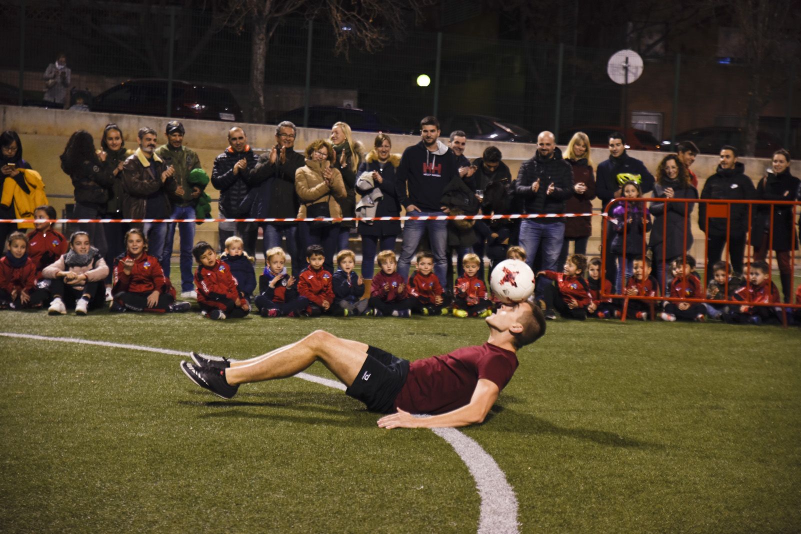 Festa de Nadal del Sant Cugat Futbol Club. Foto: Bernat Millet.