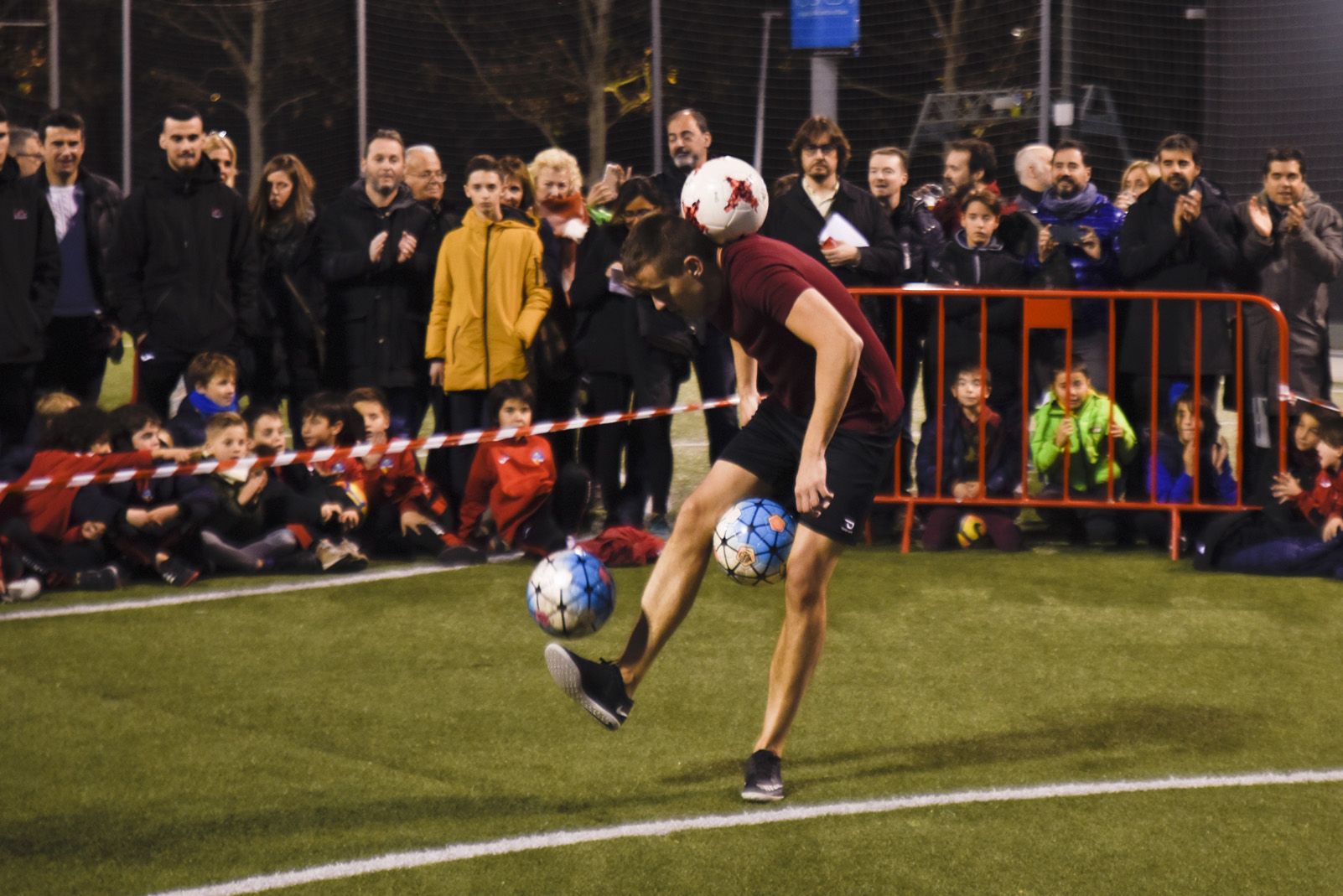 Festa de Nadal del Sant Cugat Futbol Club. Foto: Bernat Millet.