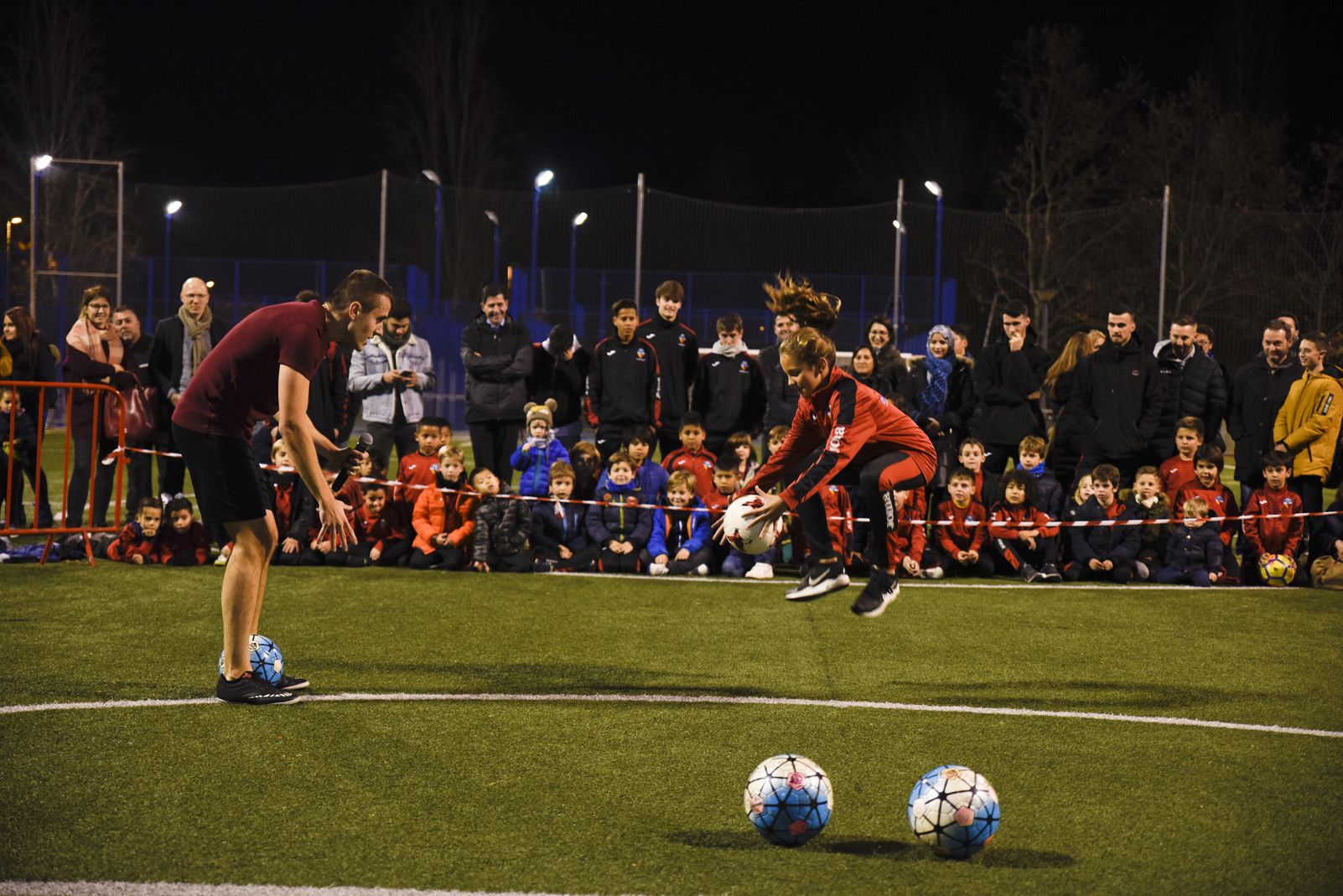 Festa de Nadal del Sant Cugat Futbol Club. Foto: Bernat Millet.
