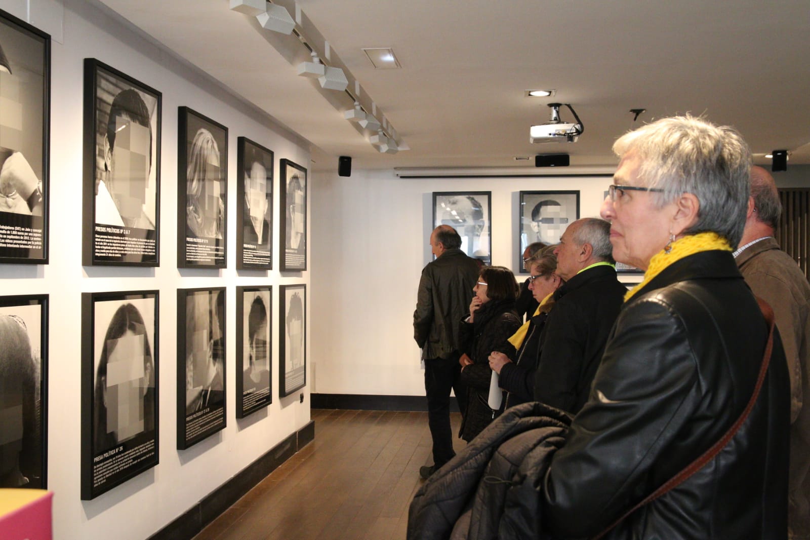 Inauguració de l'exposició 'Presos Polítics a l'Espanya contemporània'. FOTO: Lali Álvarez