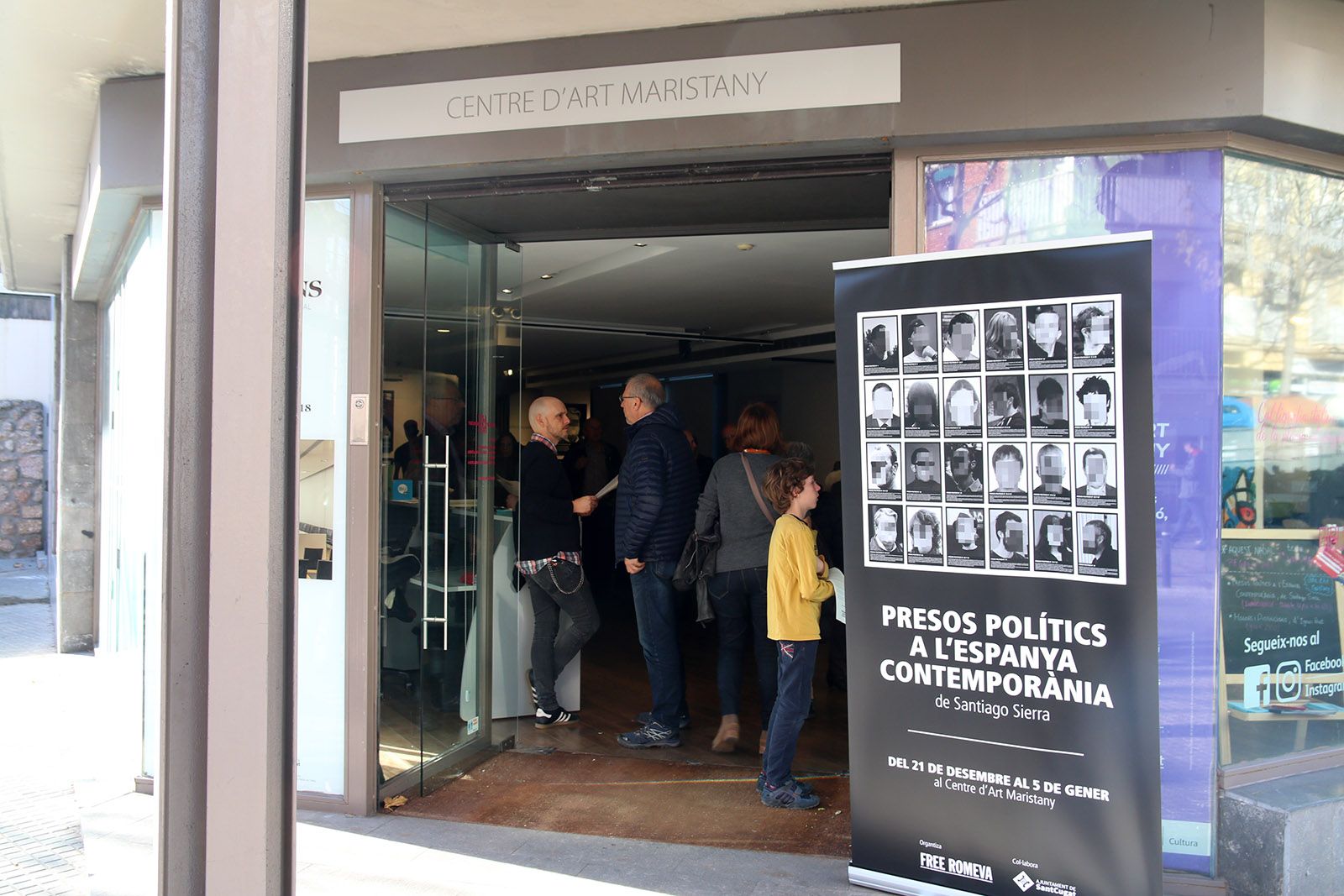 Exposició " Presos polítics a l'Espanya contemporània" al Centre d'Art Maristany. Foto: Lali Álvarez