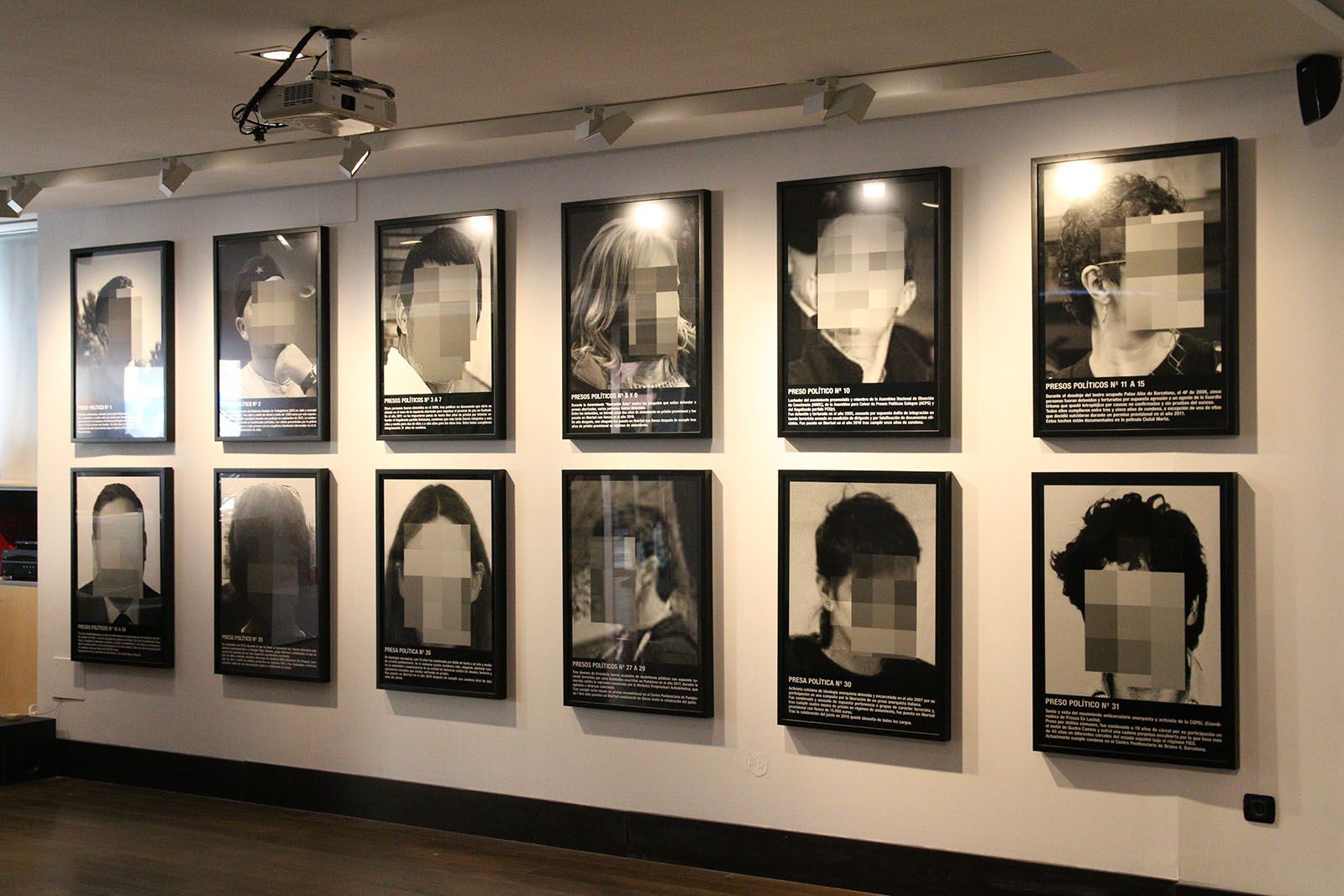 Exposició " Presos polítics a l'Espanya contemporània" al Centre d'Art Maristany. Foto: Lali Álvarez