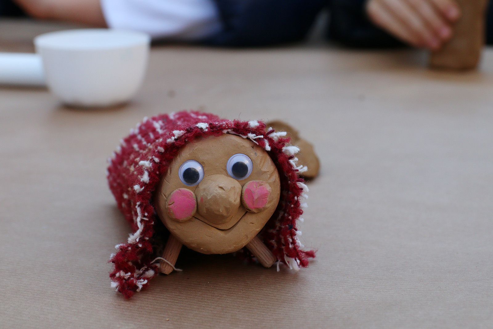 El caga Tió a Can Quitèria. Foto: Lali Álvarez