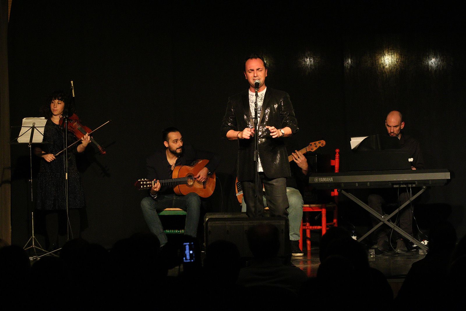 Villancicos flamencos al CPA. Foto: Lali Álvarez