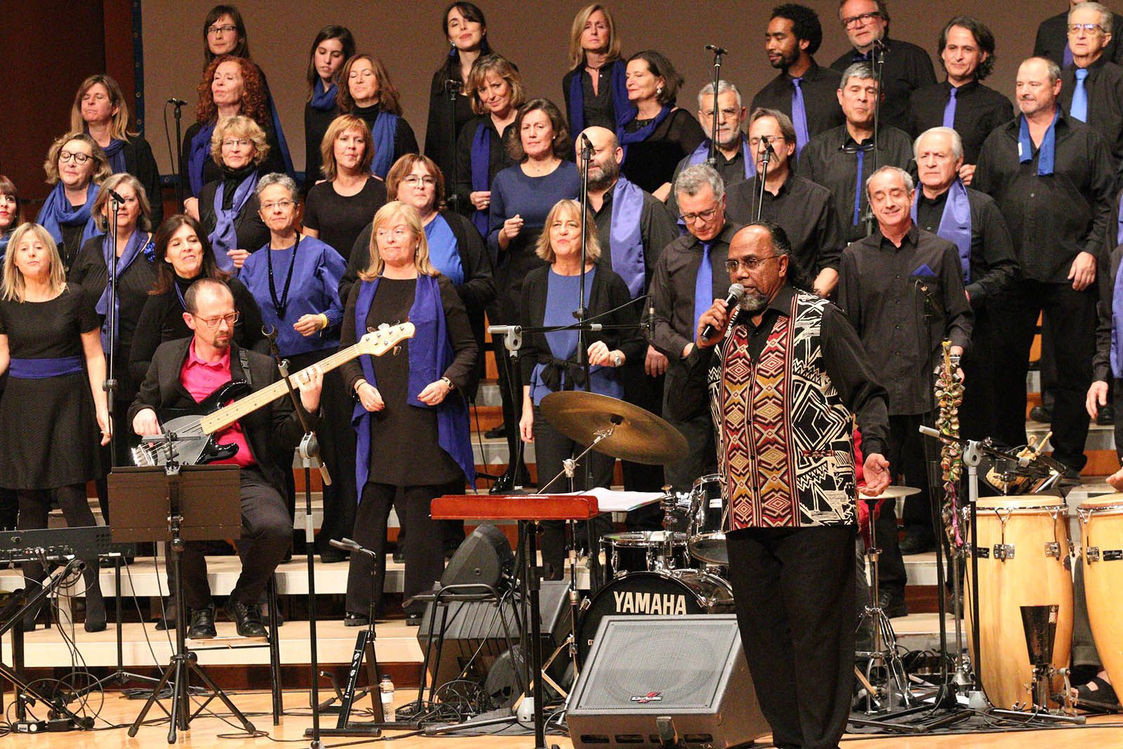 Gòspel solidari al Teatre Auditori. Foto: Lali Álvarez