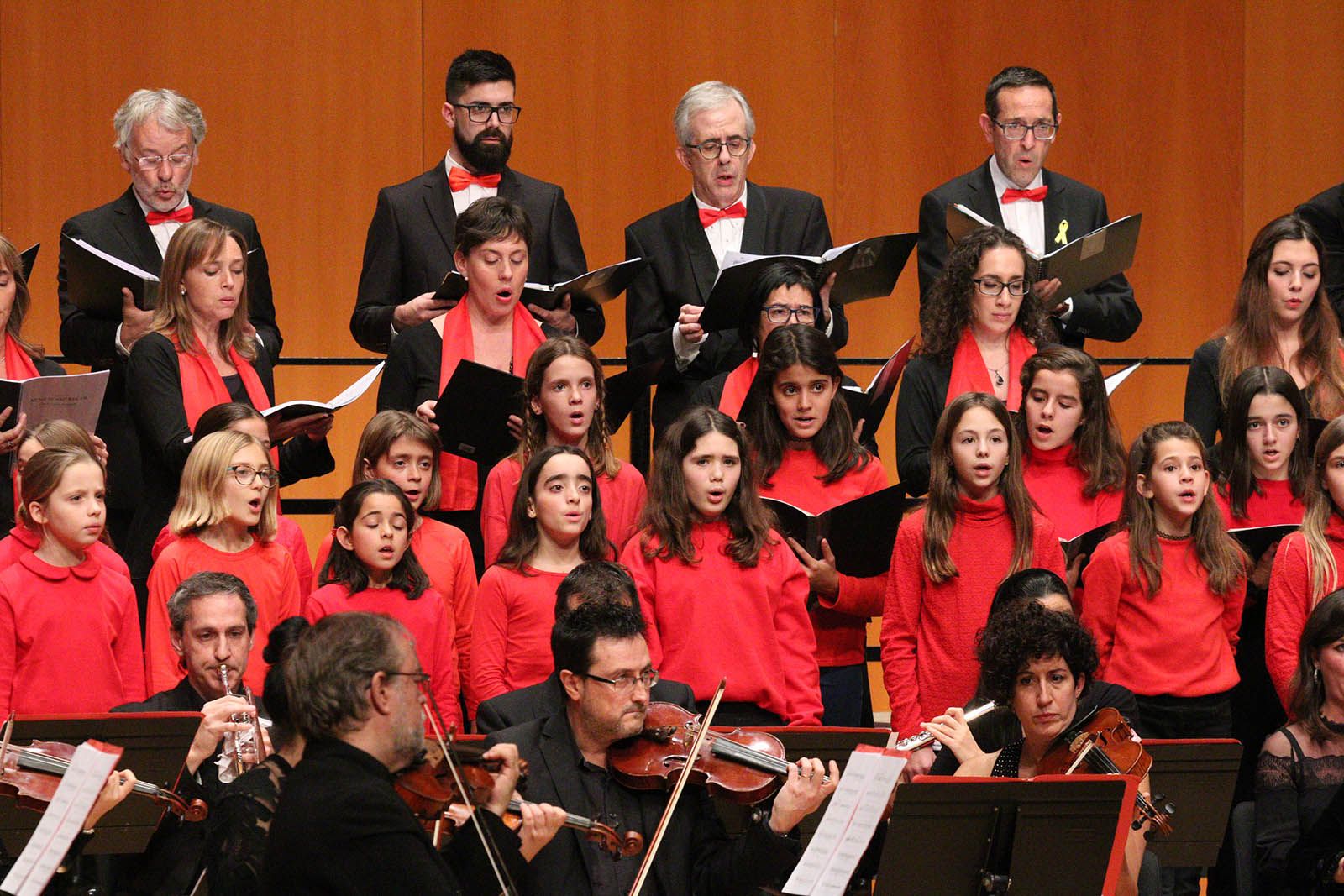 Cantata de Nadal al Teatre Auditori. Foto: Lali Álvarez