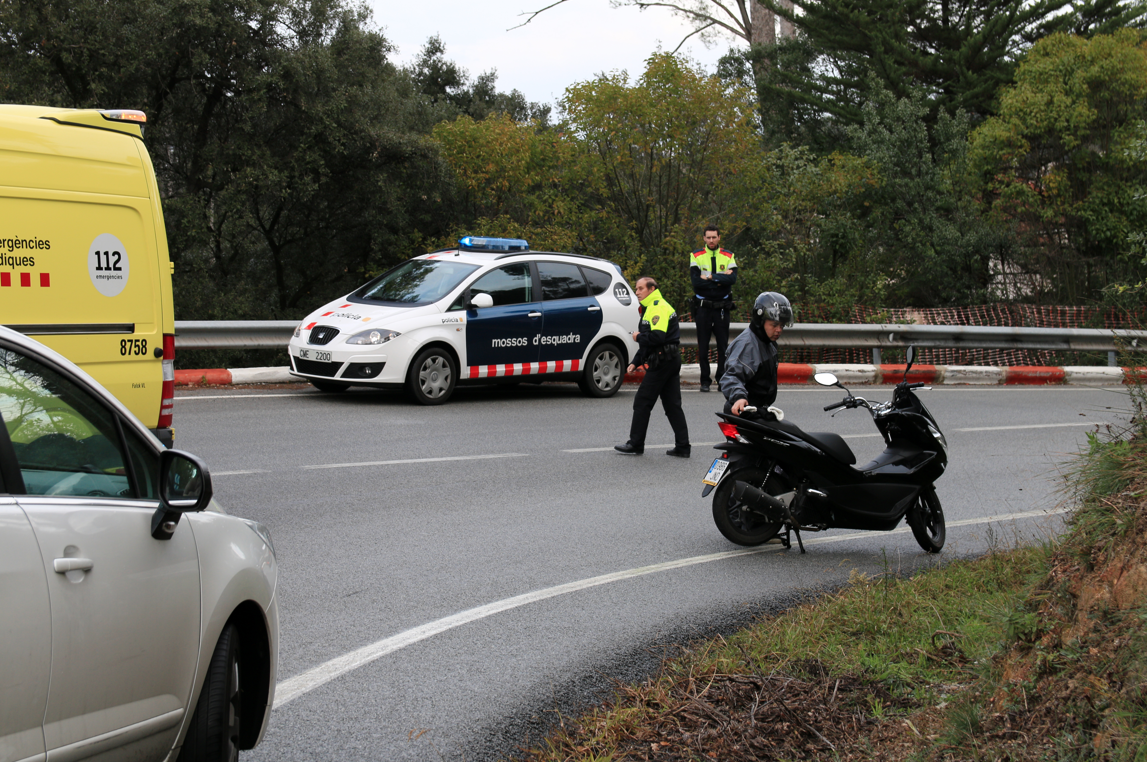Un accident a l'Arrabassada FOTO: Lali Álvarez